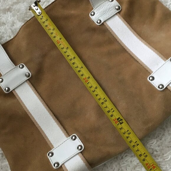 Innue Two Tone Italian Leather and Suede Bag - Picture 15 of 16